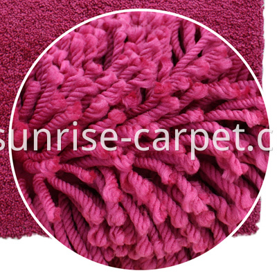 elastic shaggy carpet with low price